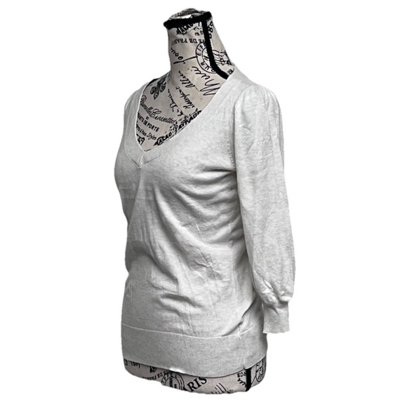 Y2k Vtg Beige Sweater Granola Soft Girl Preppy Coastal Beach M Nautical 2000s - Picture 2 of 8